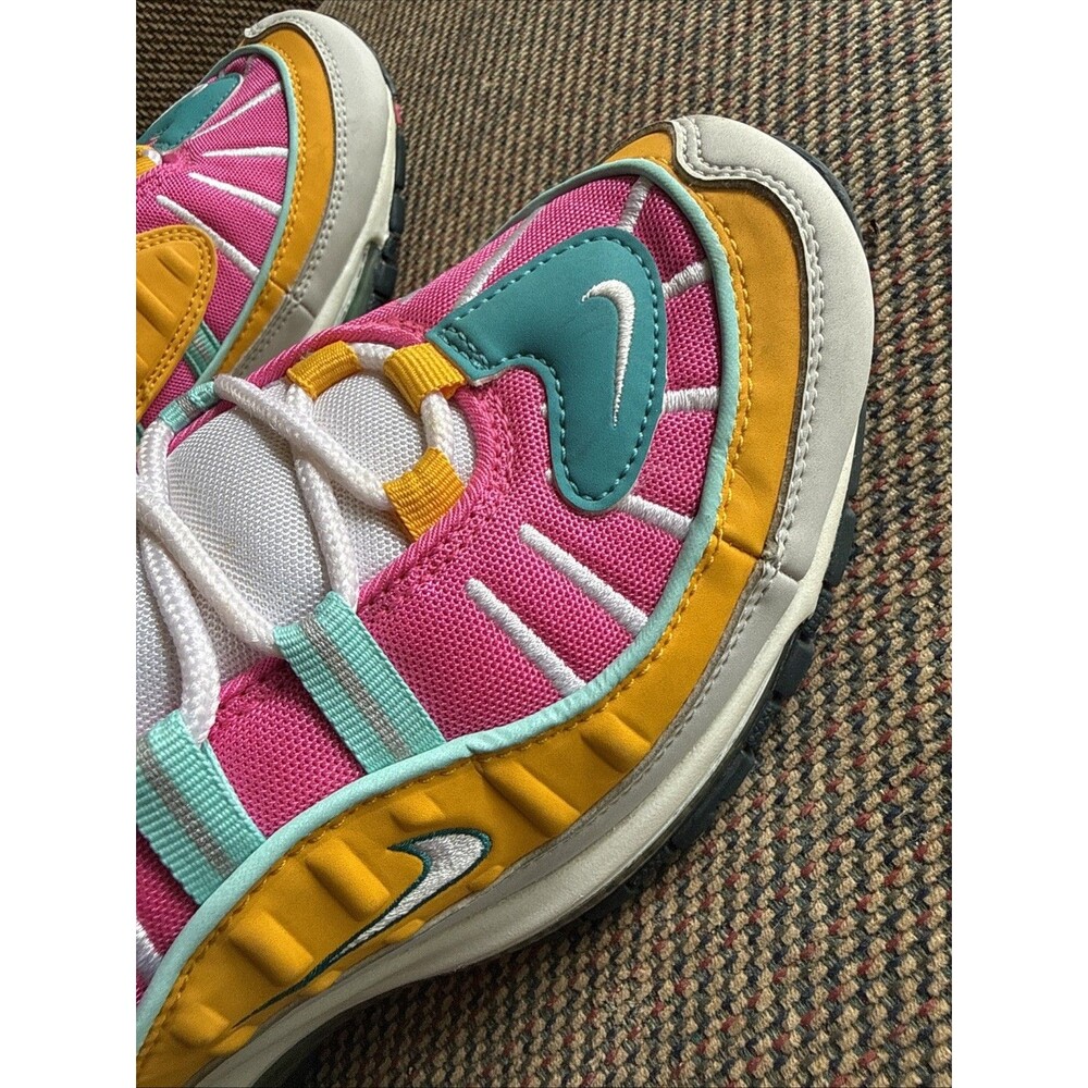 2019 WMNS Nike Air Max 98 Easter SZ 7.5 Spirit Teal Laser Fuchsia CI9897-301